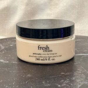 Philosophy Fresh Cream Body Souffle 8oz Cream Glazed Hydrating Whipped Moisturiz